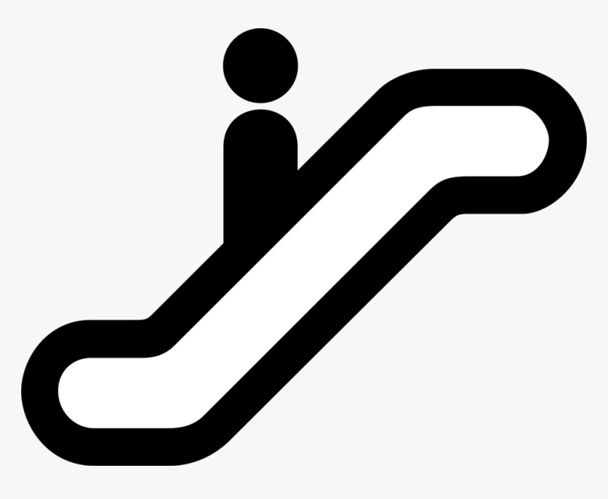 Escalator Sign No Symbol Computer Icons, HD Png Download, Free Download