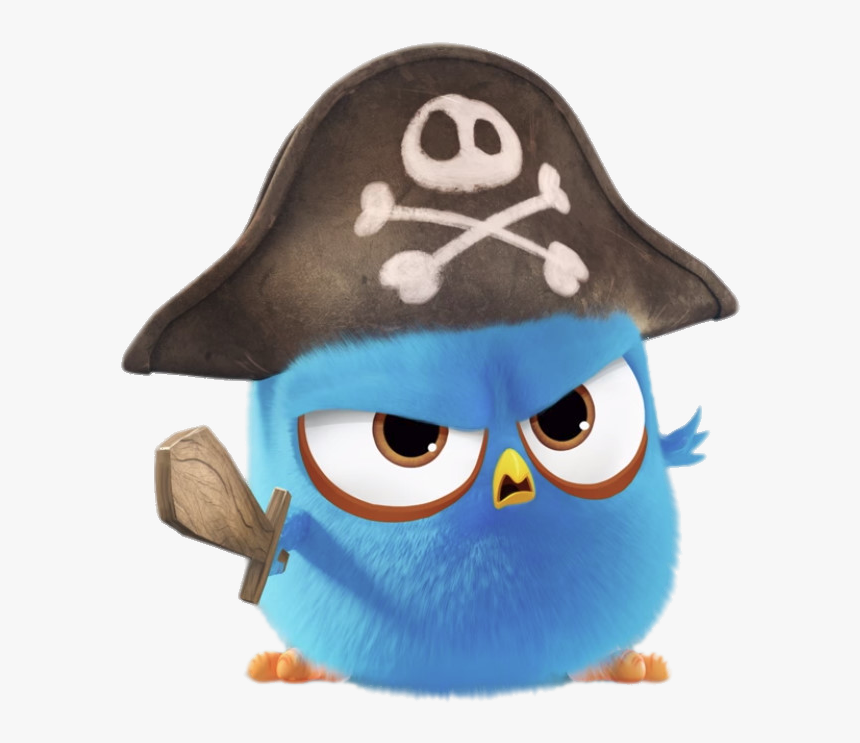 Angry Bird Blue Pirate, HD Png Download, Free Download