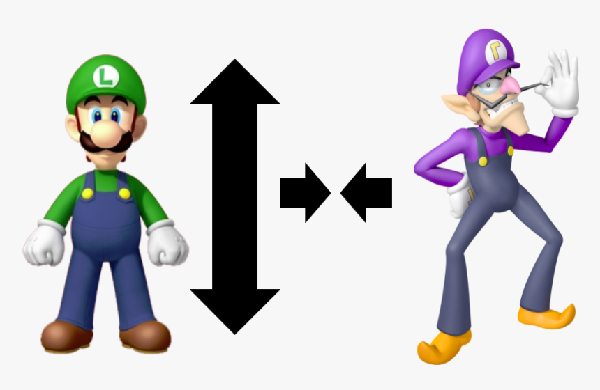 Waluigi Vs - Luigi, HD Png Download, Free Download