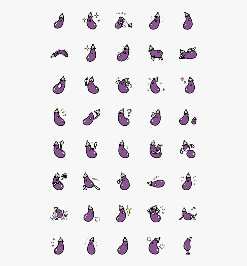 Eggplant Emoji Png, Transparent Png, Free Download