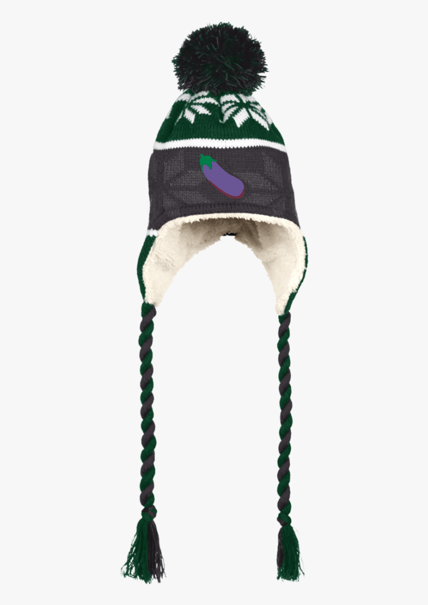 Eggplant Emoji 223825 Holloway Hat With Ear Flaps And, HD Png Download, Free Download