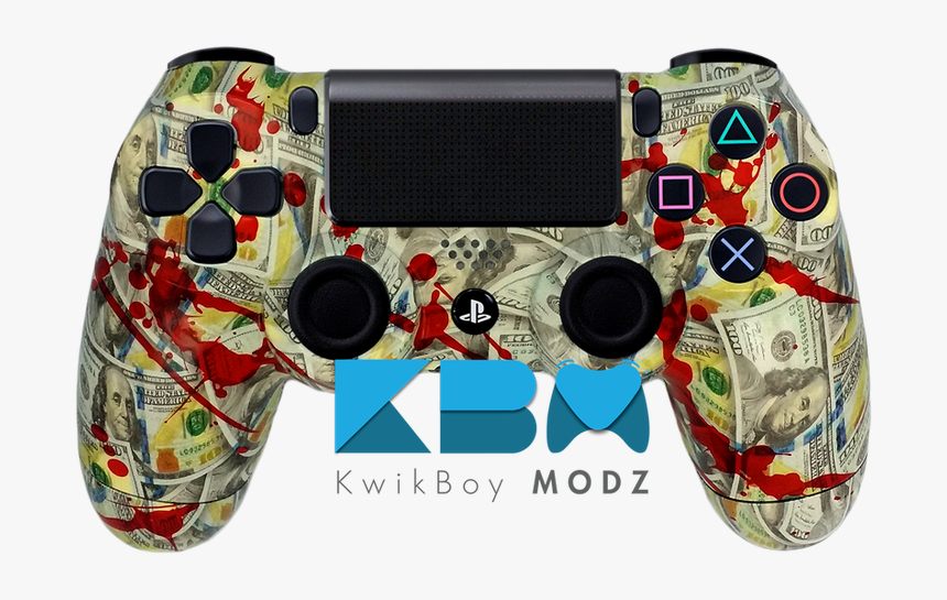 Blood Money Custom Ps4 Controller, HD Png Download, Free Download