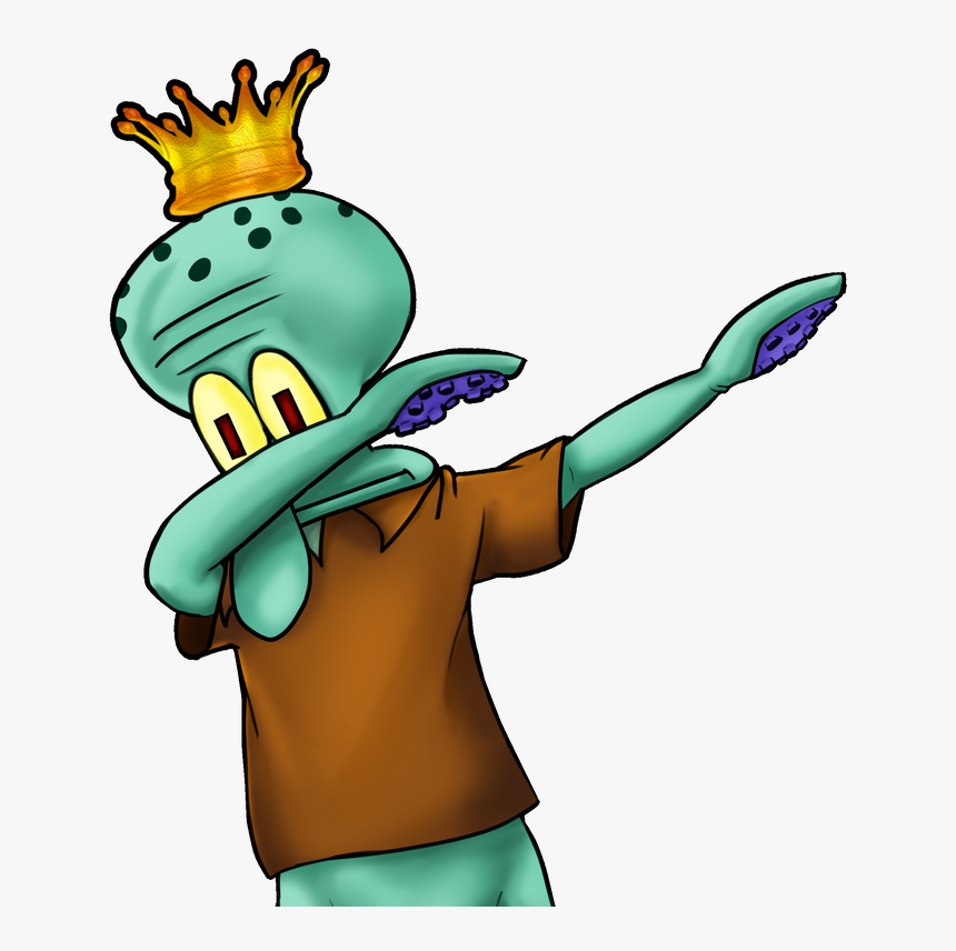 Dab Squidward Png, Transparent Png, Free Download