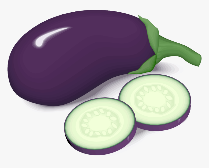 Kisscc Fruit Vegetable Eggplant Drawing Fruit Vegetable, HD Png Download, Free Download