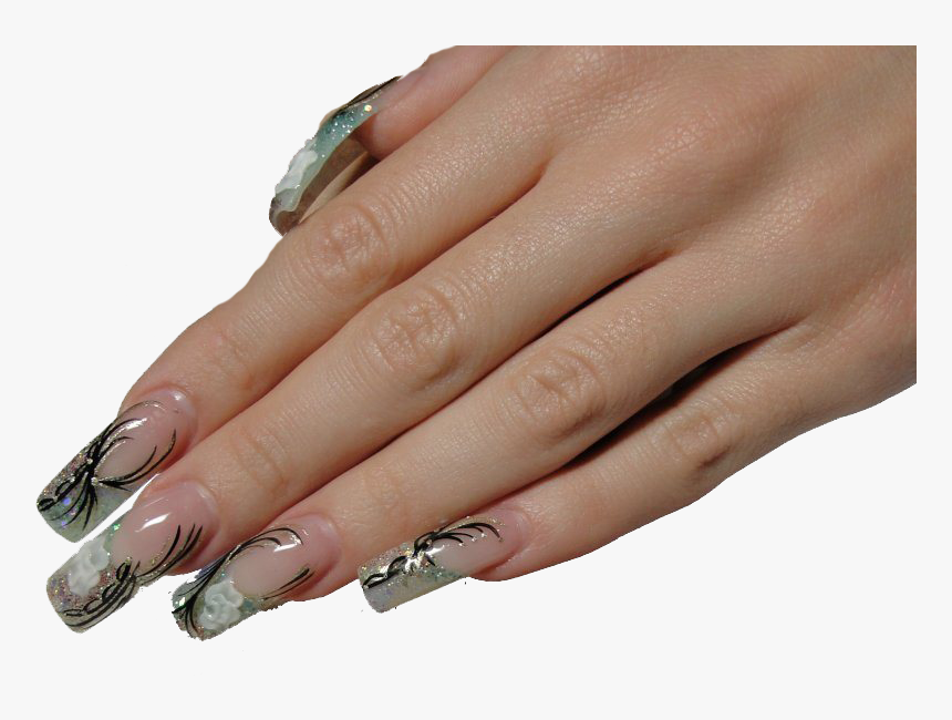Fashionalble Acrylic Nails Png Free Download, Transparent Png, Free Download