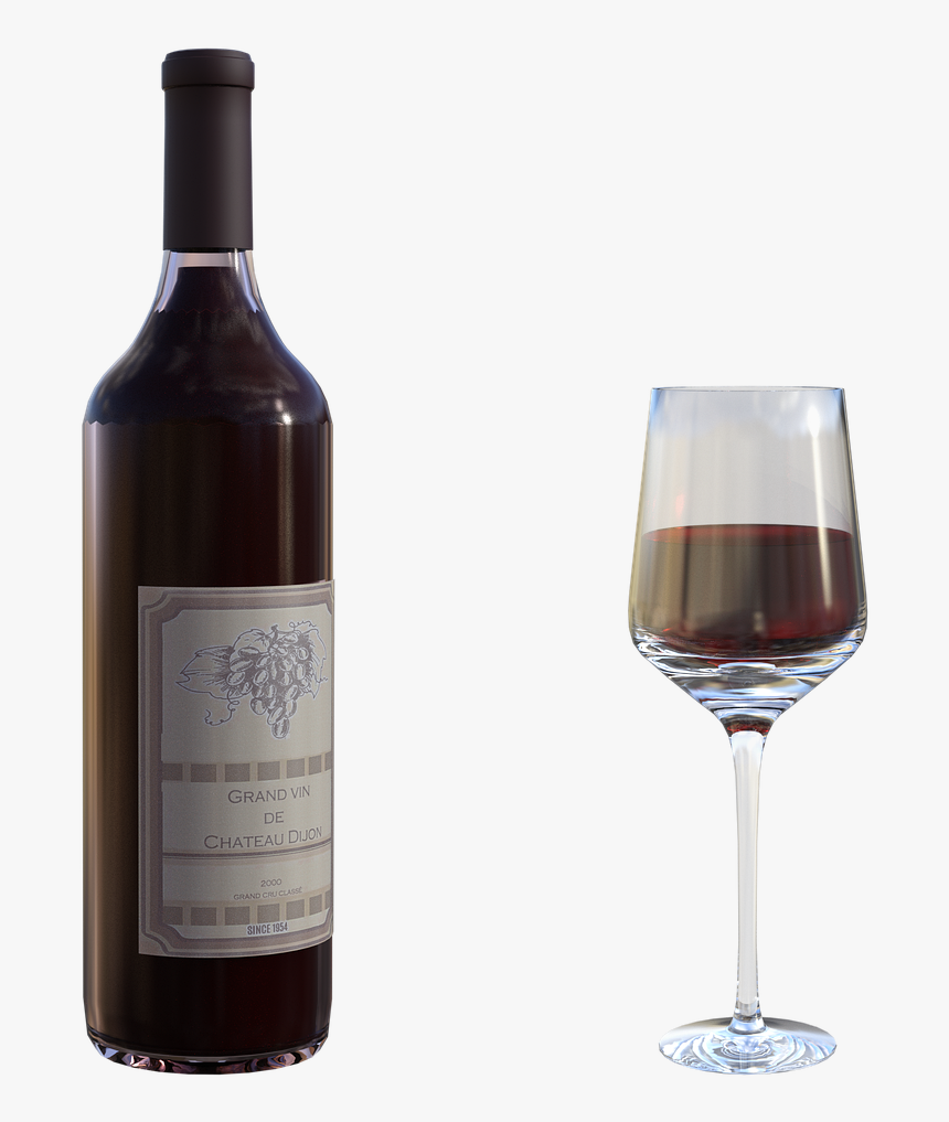 Wine Bottle Png, Transparent Png, Free Download