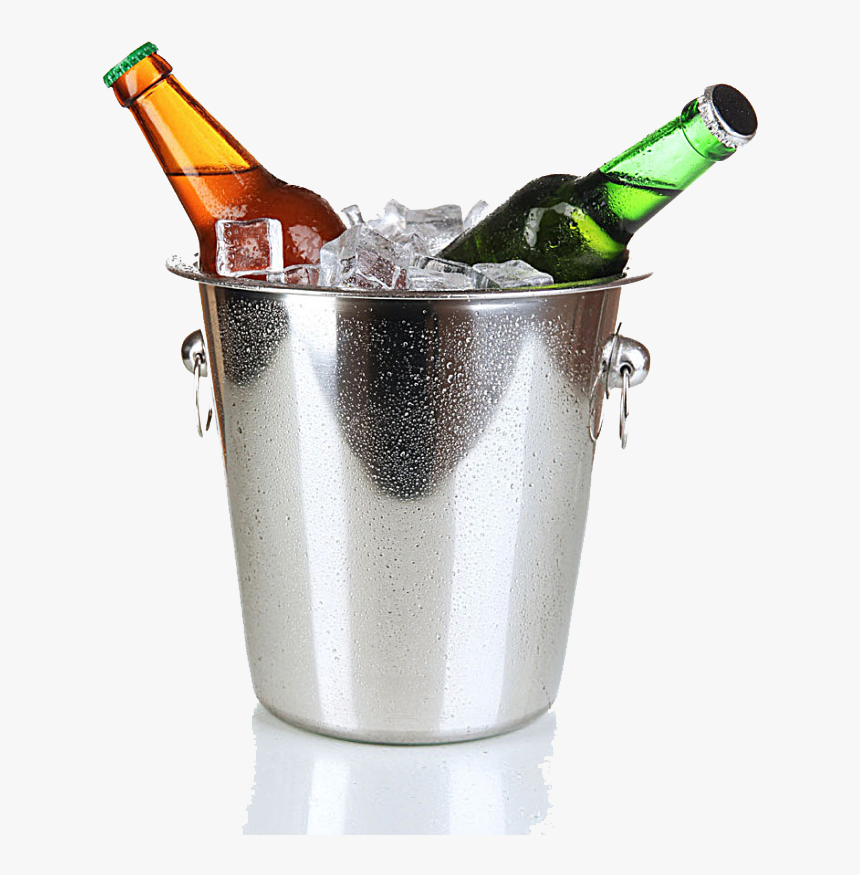 Drink Beer Champagne Bucket Ice Free Download Png Hq, Transparent Png, Free Download