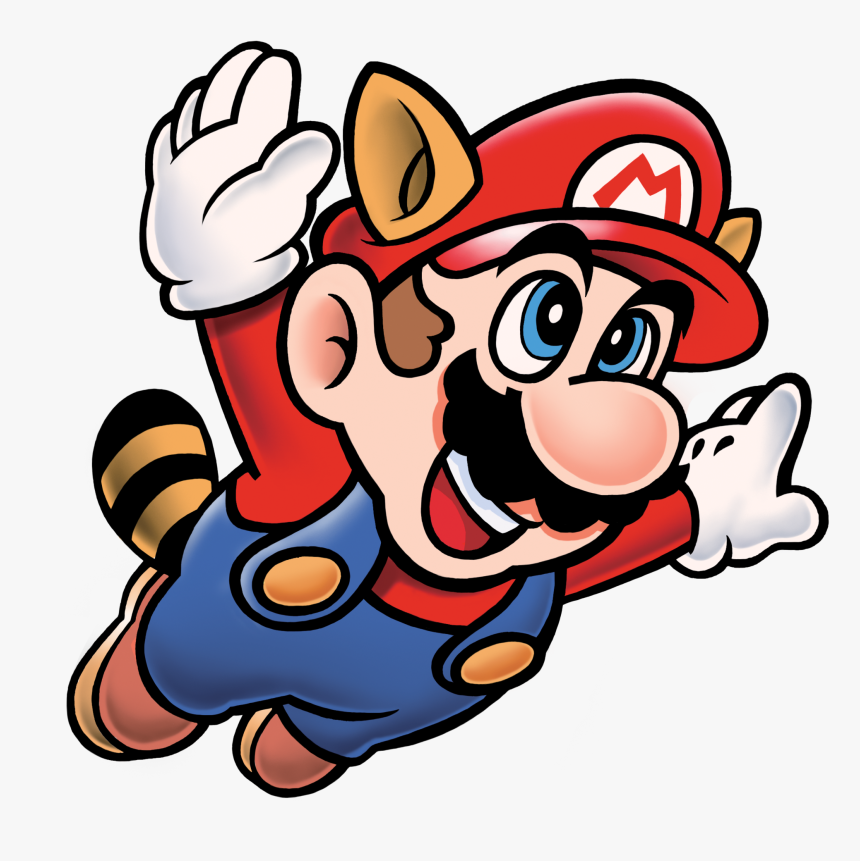 Raccoon Mario Artwork, HD Png Download, Free Download