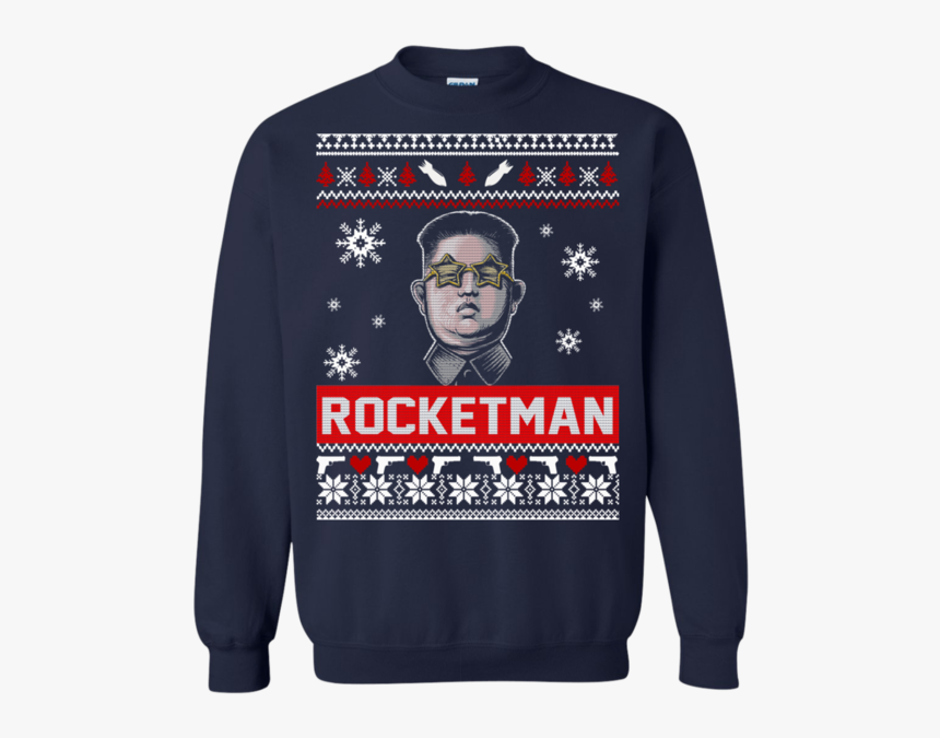 Kim Jong Un Rocketman Christmas Ugly Sweater, HD Png Download, Free Download