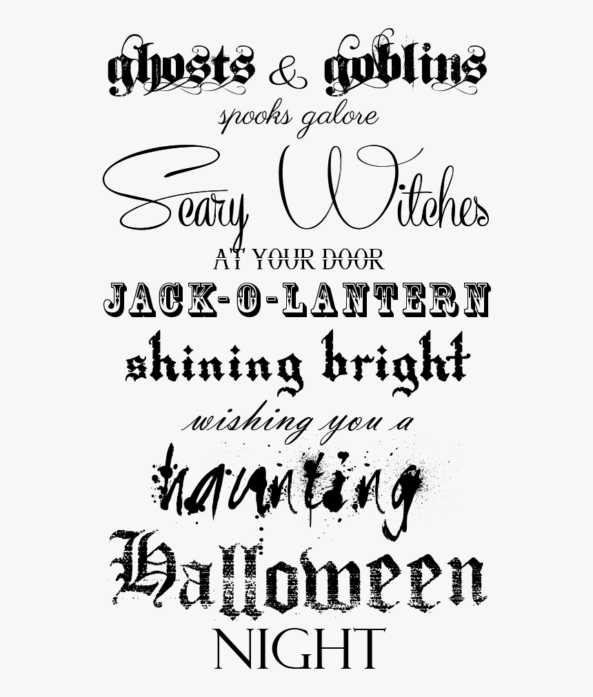 Transparent Happy Halloween Text Png, Png Download, Free Download
