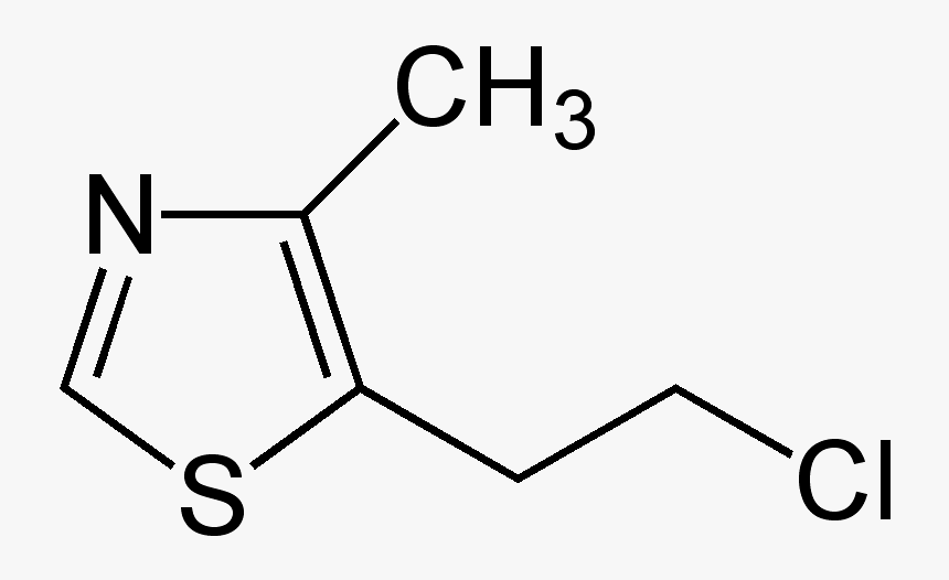 Clomethiazole Structural Formulae, HD Png Download, Free Download