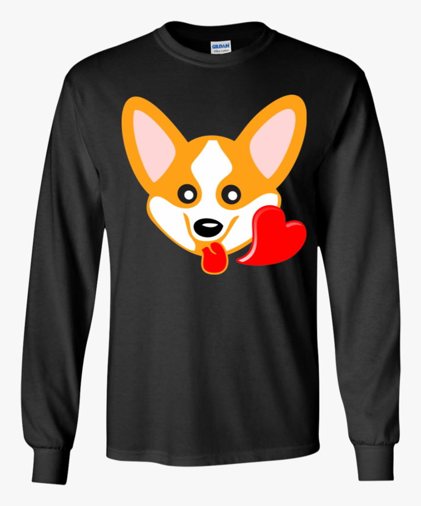 Corgi Emoji T Shirt Funny Heart Eyes Emoji Youth Ls, HD Png Download, Free Download