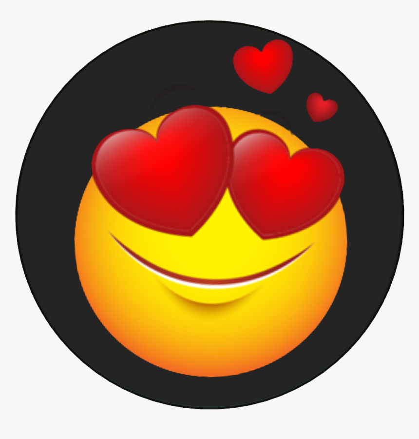 Heart Eyes Emoji Png, Transparent Png, Free Download