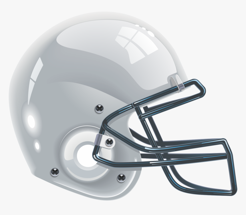 White Football Helmet Png, Transparent Png, Free Download