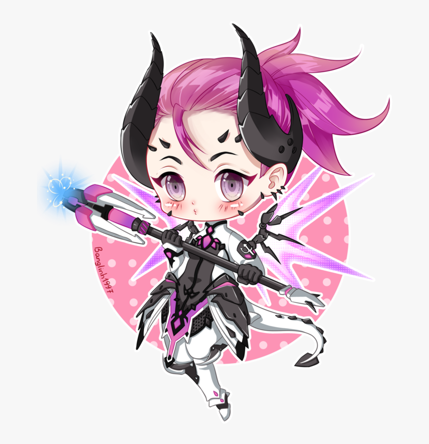 Banner Royalty Free Library Chibi Mercy Imp From By, HD Png Download, Free Download
