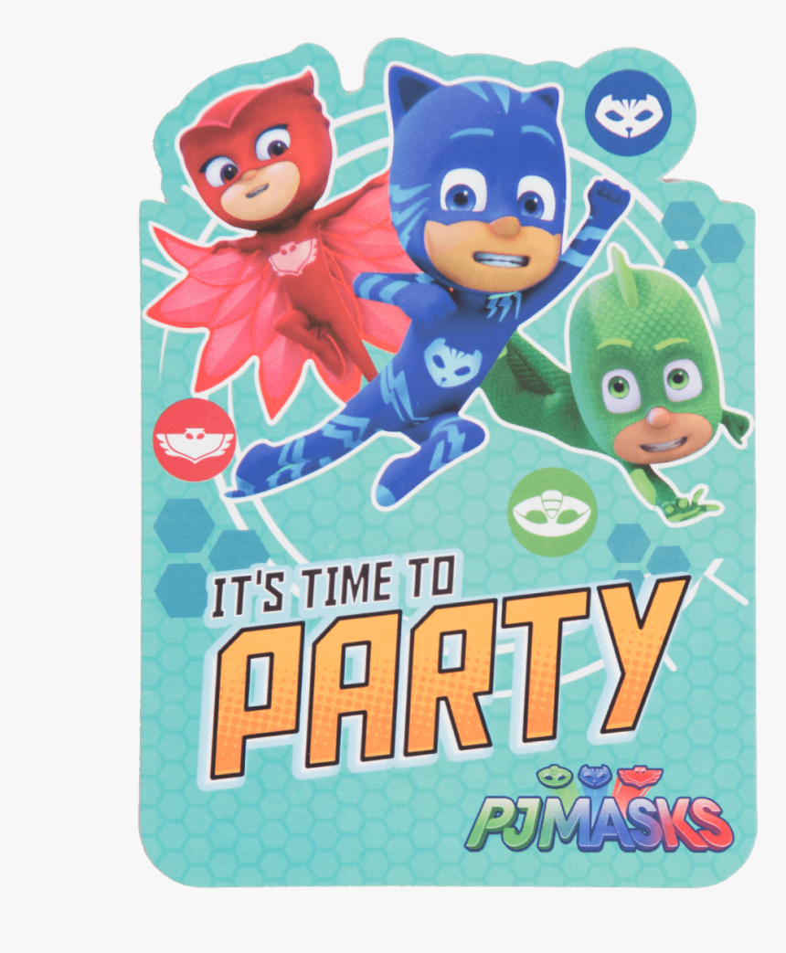 Pj Mask Party Invitations, HD Png Download, Free Download