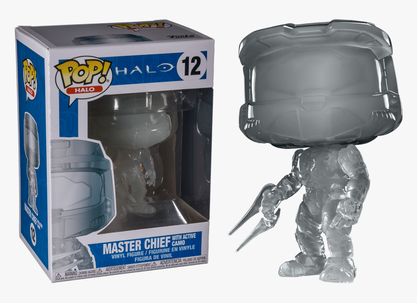 Master Chief With Energy Sword Translucent Pop Vinyl, HD Png Download, Free Download