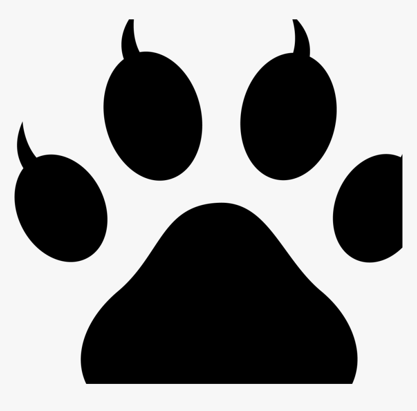 Dog Paw Stencil Download Free Cat Paw Print , Png Download, Transparent Png, Free Download