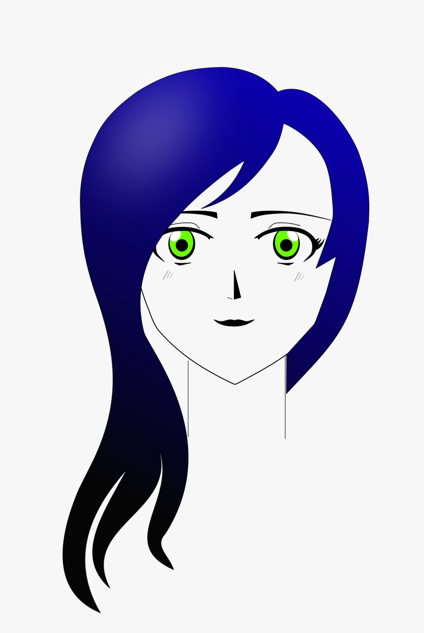 Anime Face Png, Transparent Png, Free Download