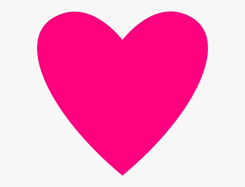 Hot Pink Heart Clipart Vector Royalty Free Download, HD Png Download, Free Download