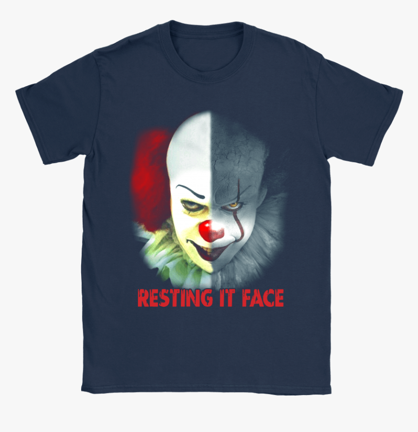 It Pennywise Resting It Face Stephen King Shirts, HD Png Download, Free Download