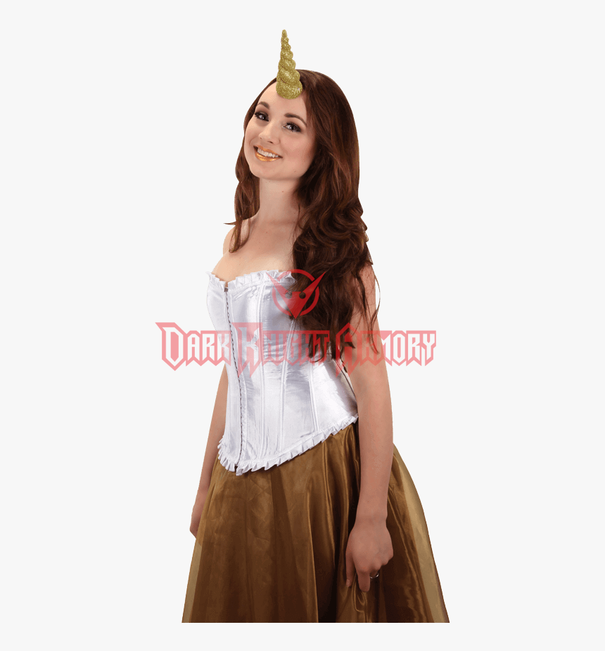 Golden Glitter Unicorn Horn , Png Download, Transparent Png, Free Download