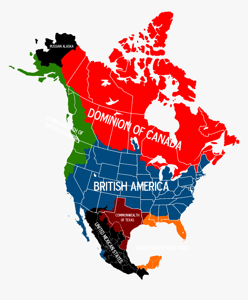 Map Of British North America, HD Png Download, Free Download