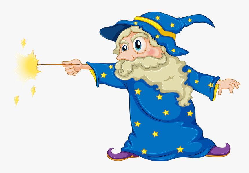 Wand Magician Illustration, HD Png Download, Free Download
