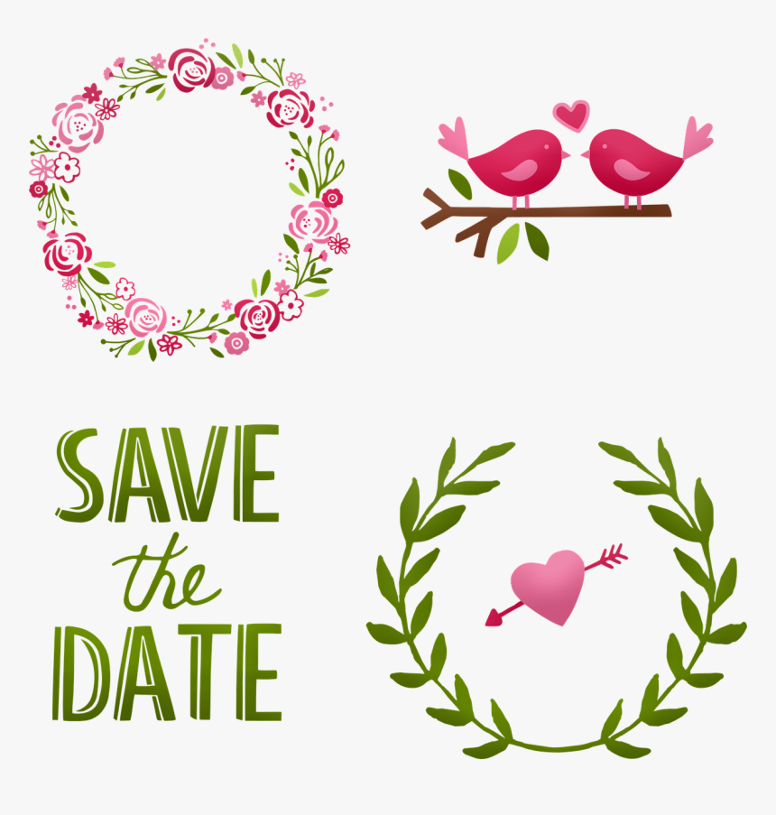 Save The Date Png, Transparent Png, Free Download