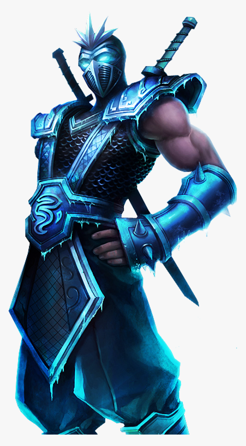 Frozen Shen Skin Lol Splashart Png Image, Transparent Png, Free Download