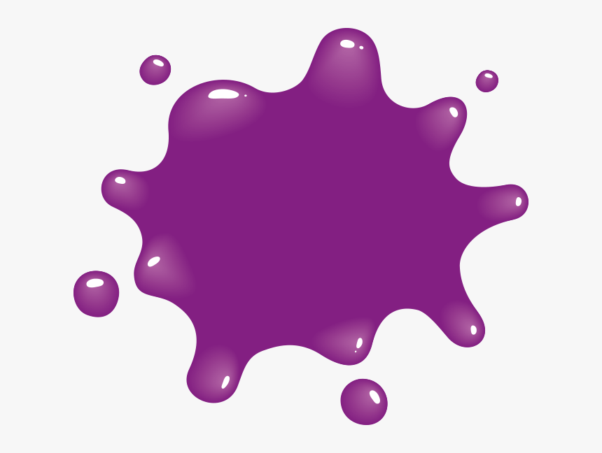 Purple Splat Png, Transparent Png, Free Download