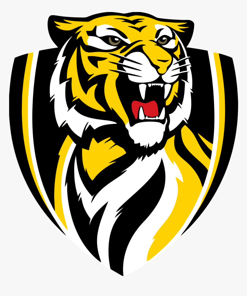 Clipart Tiger Soccer - Vector Richmond Tigers Logo, HD Png Download, Free Download
