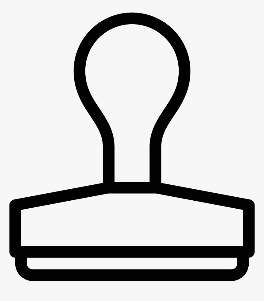 Rubber Stamp Png - Rubber Stamp Icon Png, Transparent Png, Free Download