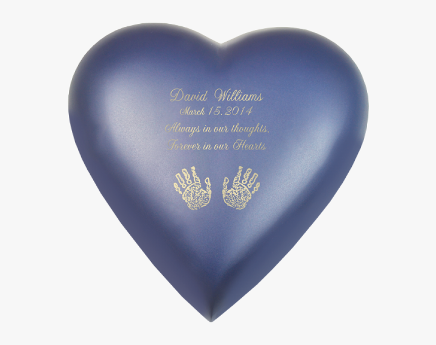 Baby Urn Espresso Candle Holder Memorial Hands Feet - Heart, HD Png Download, Free Download