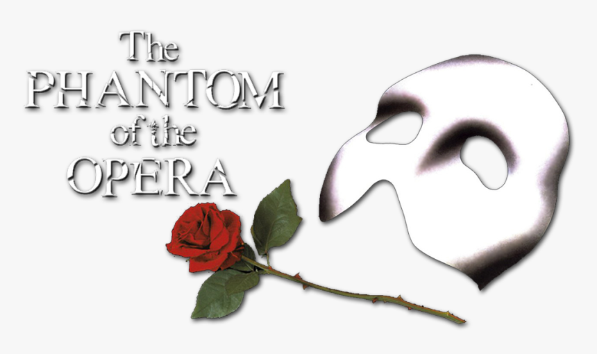 Phantom Of The Opera Mask Png -the Phantom Of The Opera - Rose Phantom Of The Opera Background, Transparent Png, Free Download