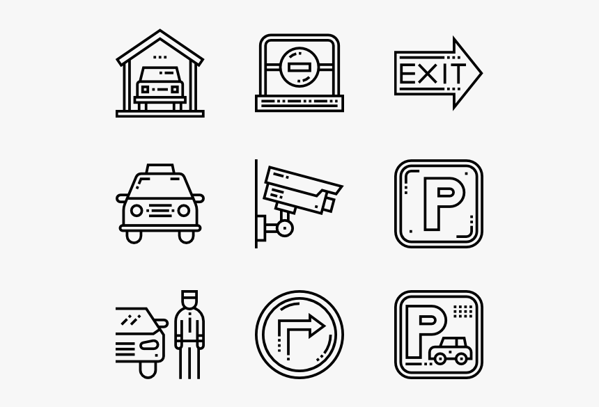 Parking - Design Vector Icon, HD Png Download, Free Download