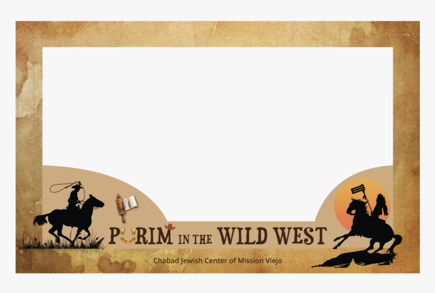 Transparent Western Frame Png Cowboy Photo Booth Frame Png Download Kindpng