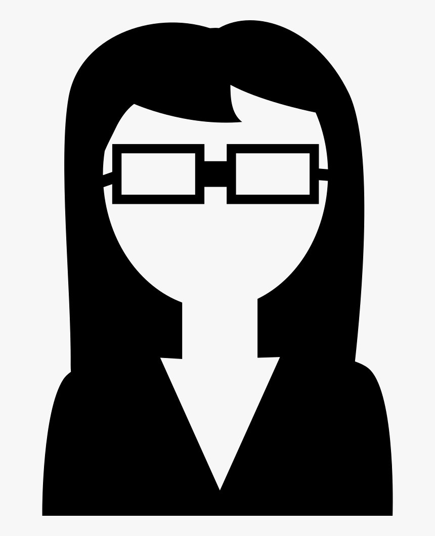 Female Science Expert With Eyeglasses - Expert Icon Png, Transparent Png, Free Download