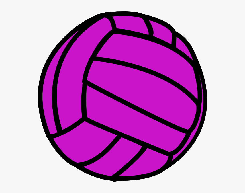 Transparent Background Volleyball Png - Volleyball Purple, Png Download, Free Download