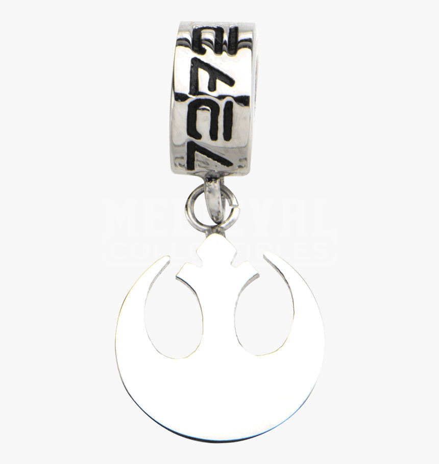 Rebel Alliance Stainless Steel Dangle Charm - Emblem, HD Png Download, Free Download