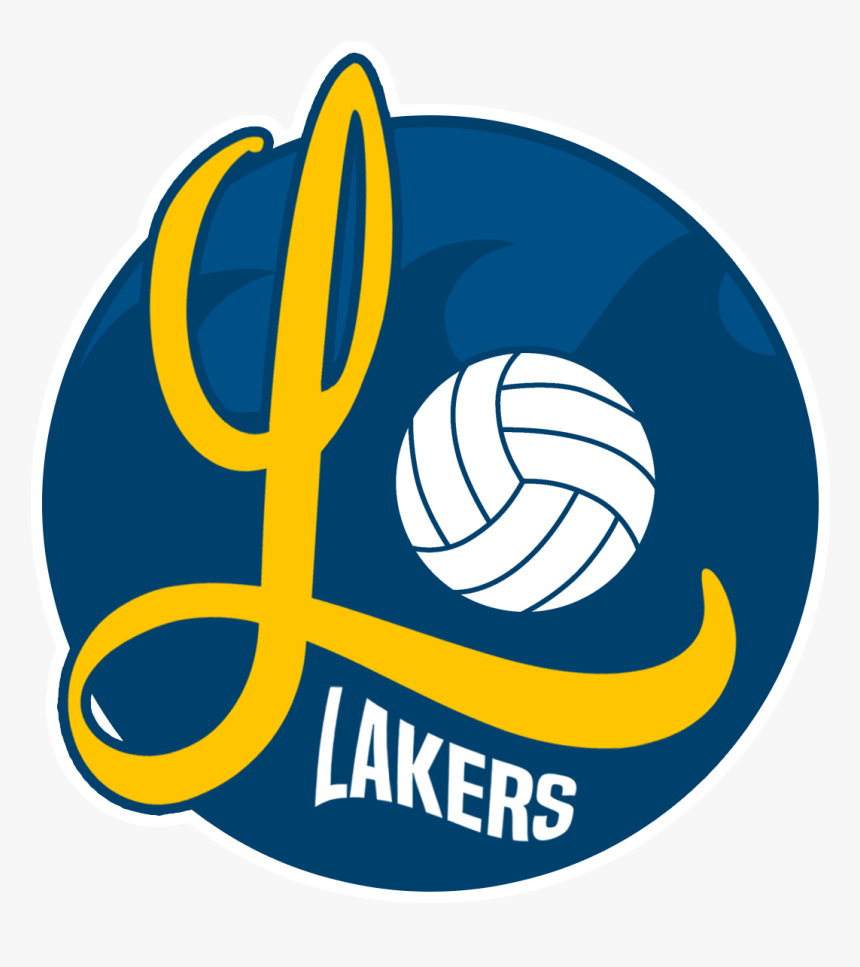 Lakers Logo Volleyball - Circle, HD Png Download, Free Download