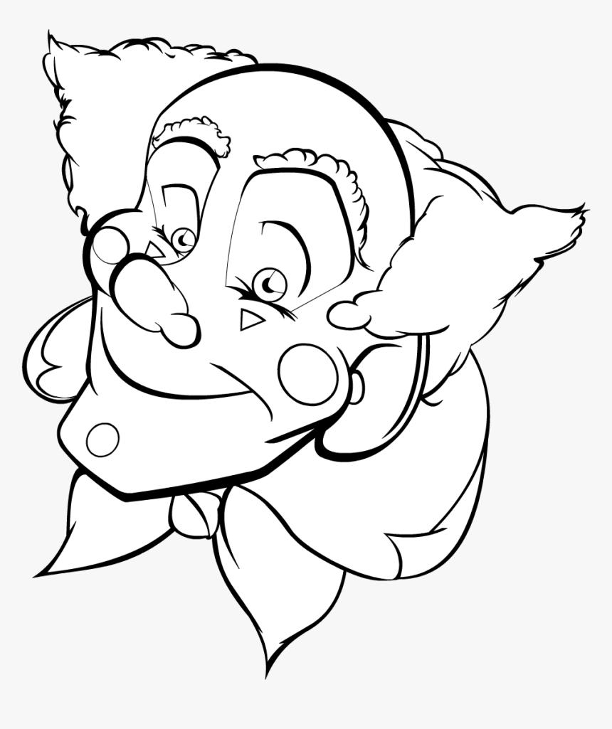 Clip Art Drawing Clowns Clown - Happy Clown Drawing, HD Png Download, Free Download