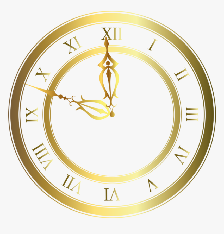 Clip Art New Years Clock Clip Art - Clock Face No Background, HD Png Download, Free Download