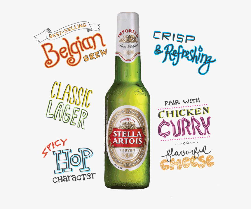 Best-selling Belgian Brew - Stella Artois, HD Png Download, Free Download