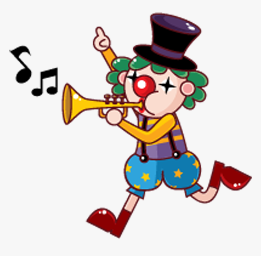 Clip Art Clown Cartoon Transprent Png - Circus Animals Cartoon, Transparent Png, Free Download