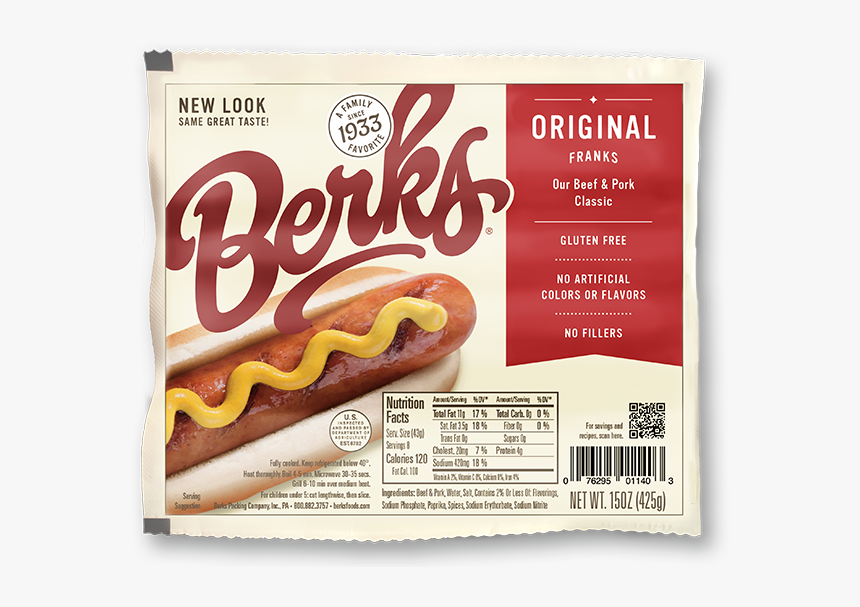 Original - Berks Hot Dogs, HD Png Download, Free Download
