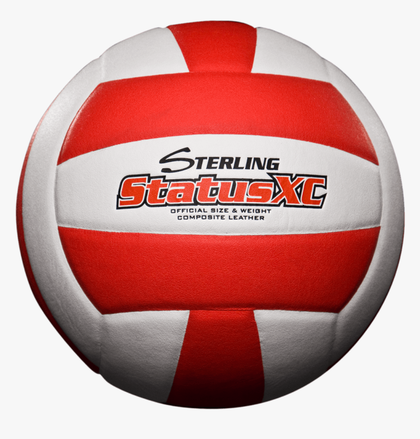 Status Xc Composite Game Volleyball - Black Maroon And White Volleyball, HD Png Download, Free Download