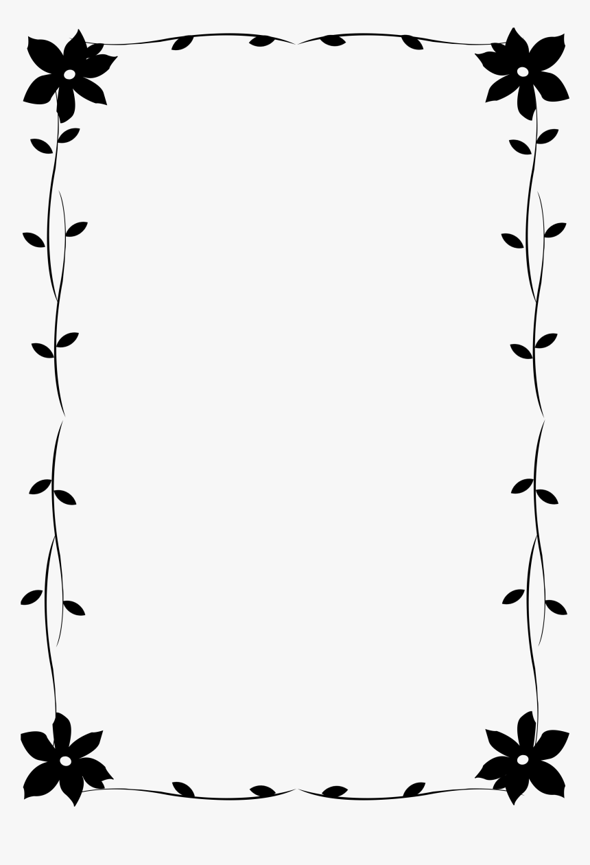 Clip Art Pinterest Doodles And Fun - Black And White Border Design, HD Png Download, Free Download