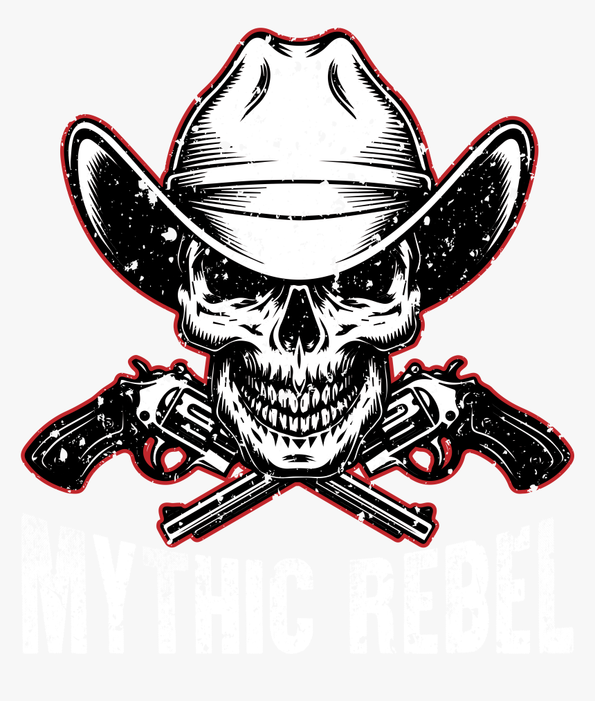 Cowboy Skull And Crossbones, HD Png Download, Free Download