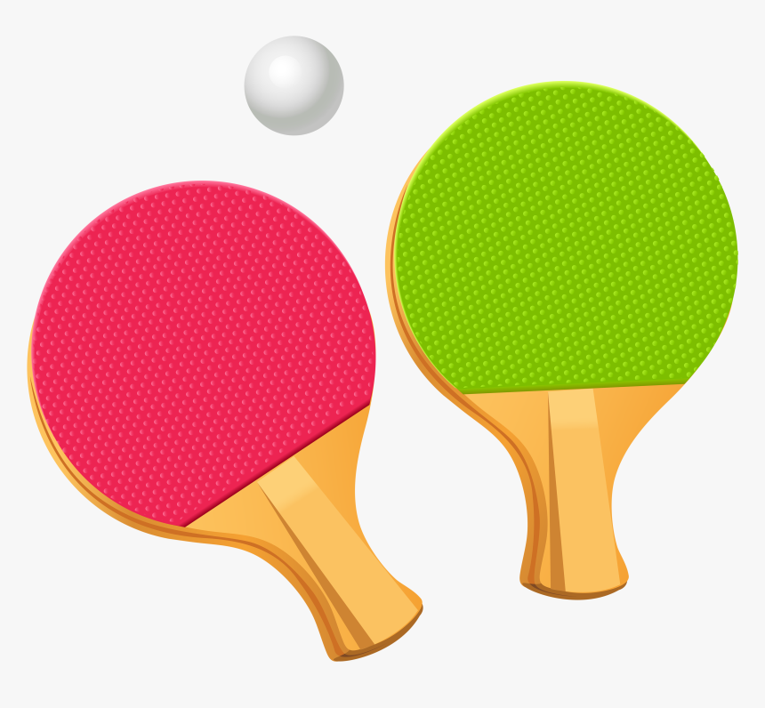 Ping Pong Racket Png Image - Table Tennis Ball Clipart, Transparent Png, Free Download